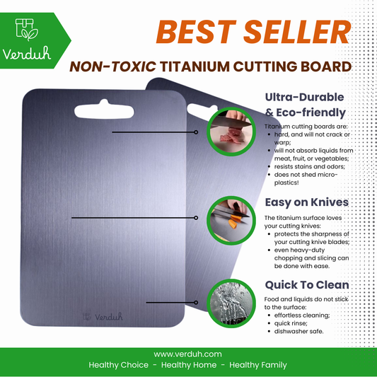 Non-Toxic Titanium Cutting Board